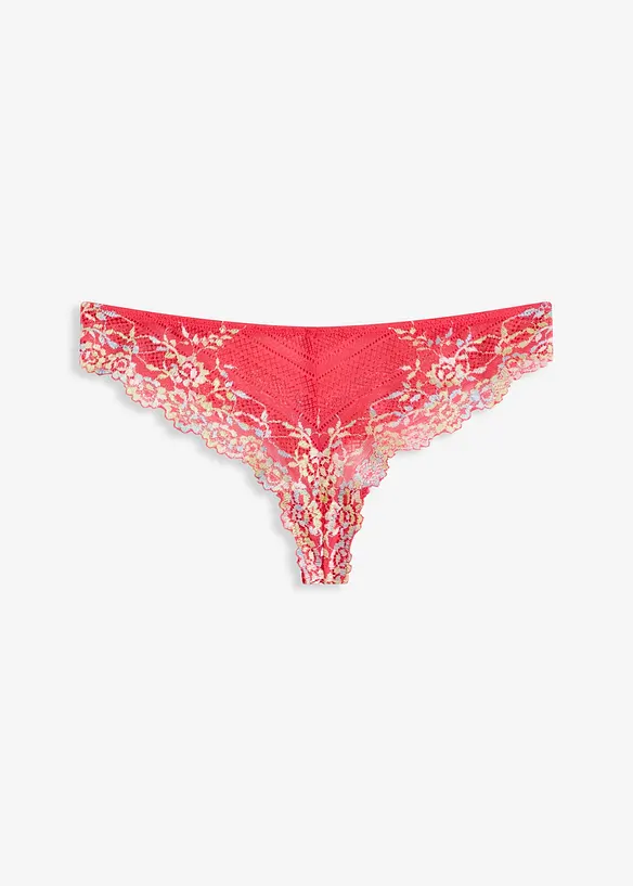 String avec dentelle multicolore, bonprix