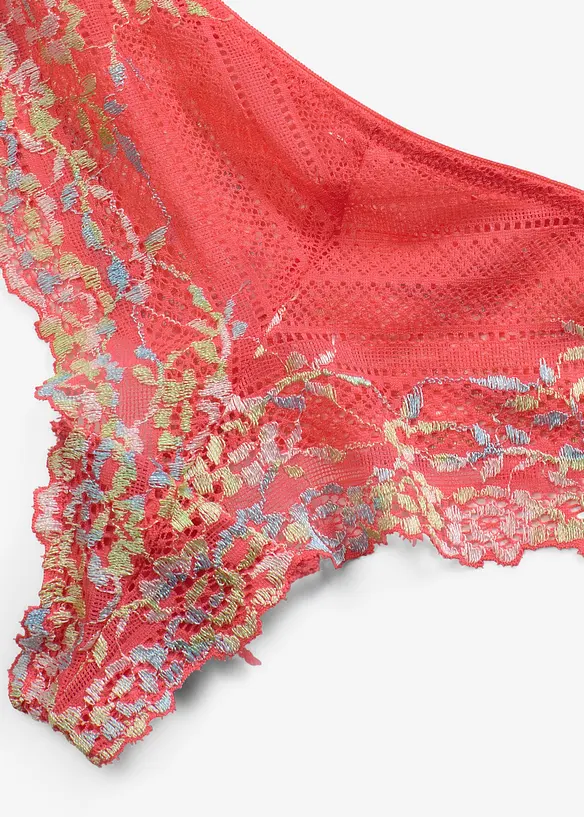 String avec dentelle multicolore, bonprix