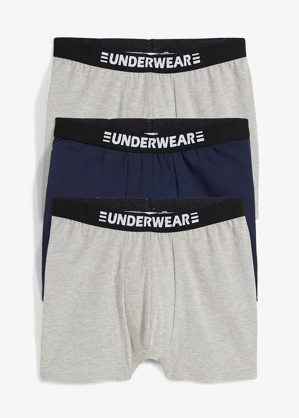 Boxershorts eng in Midi-Länge (3er Pack), bonprix
