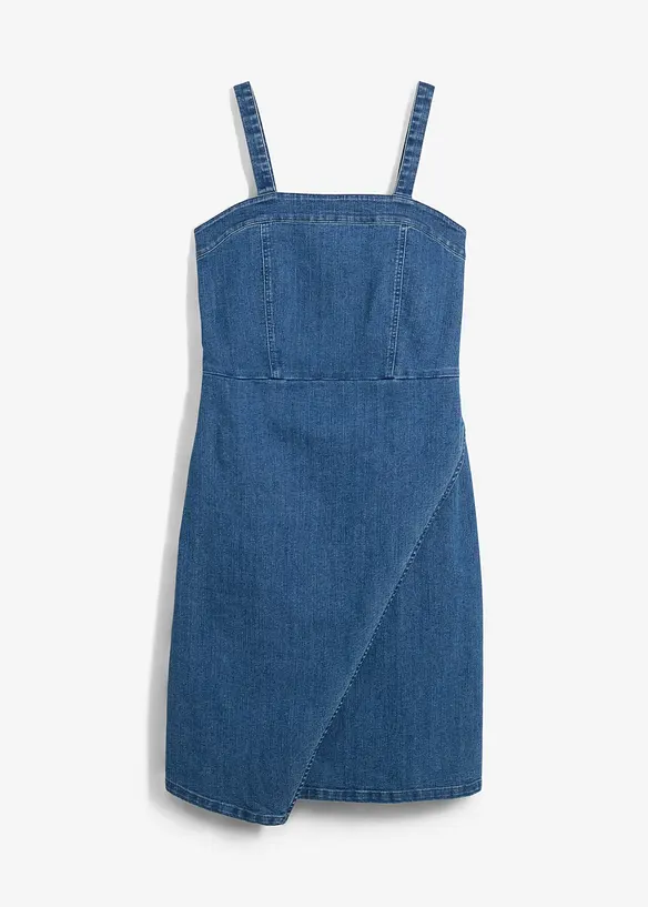 Robe en jean style portefeuille, bonprix