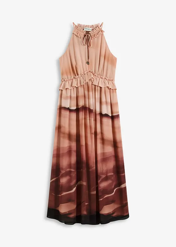 Robe imprimée en crêpe, bonprix