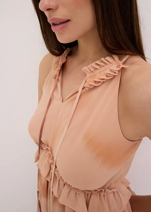 Robe imprimée en crêpe, bonprix