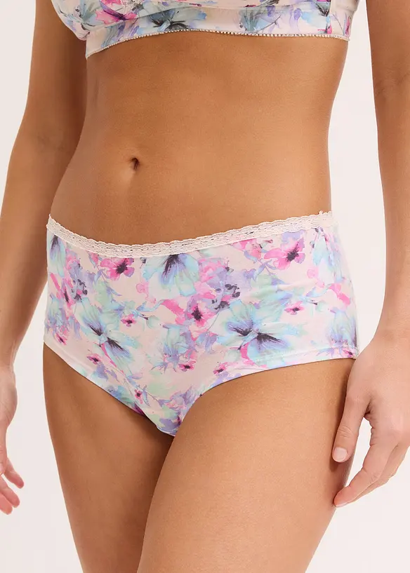 Lot de 4 culottes Maxi coton, bonprix