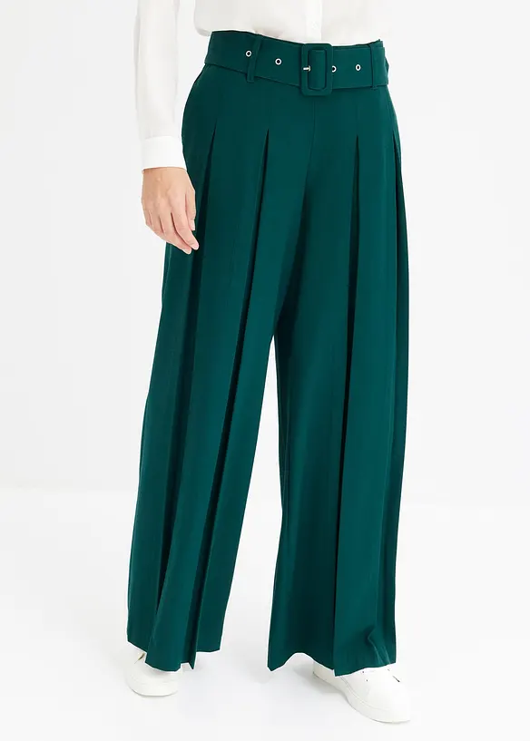 Marlenehose aus fließendem Viskose-Mix, bonprix