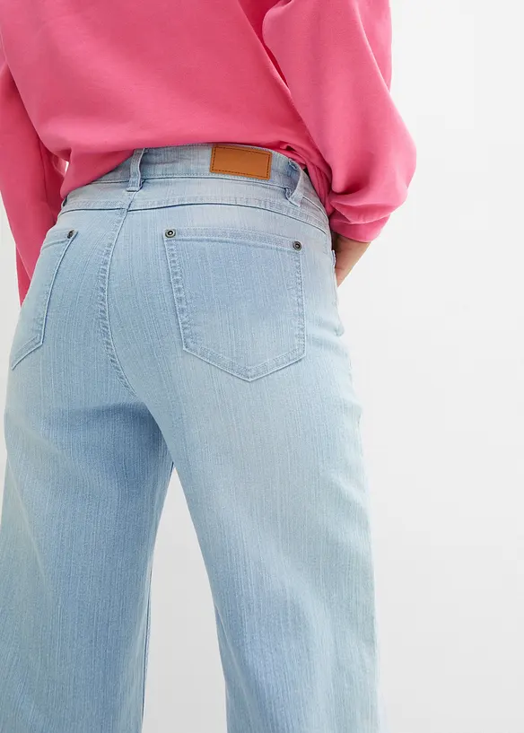 Jean large taille haute, bonprix