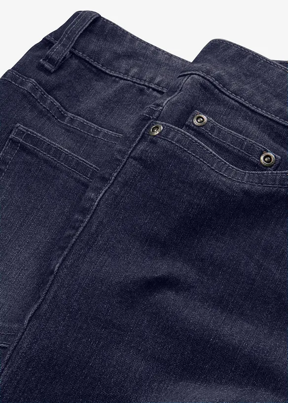Jean large taille mi-haute, extensible, bonprix