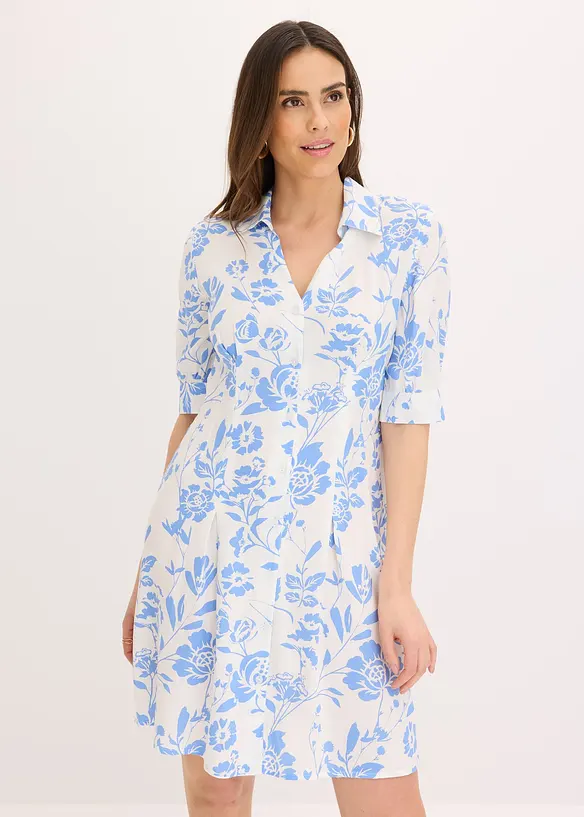 Robe-chemise en viscose fluide, bonprix
