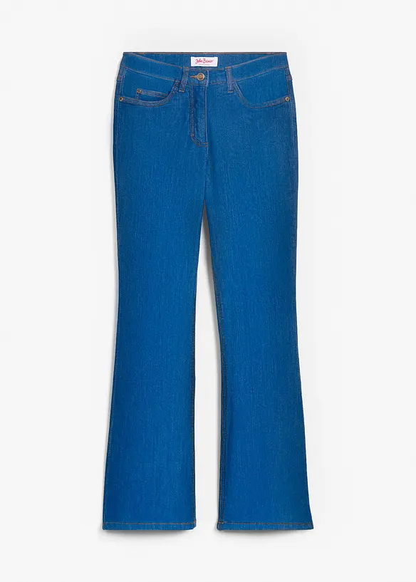 Jean Bootcut taille mi-haute, extensible, bonprix