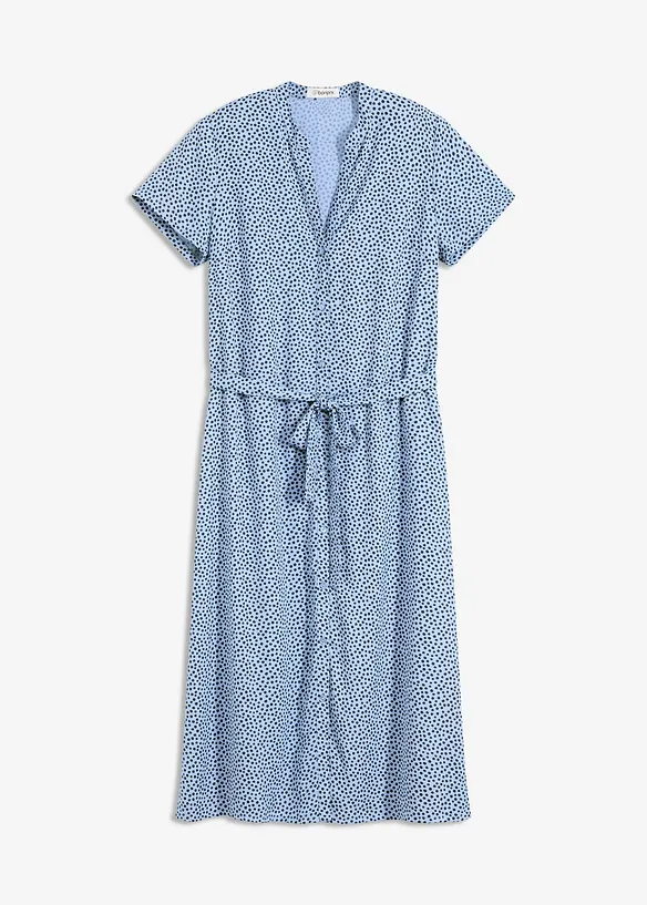 Robe-chemise à pois, bonprix