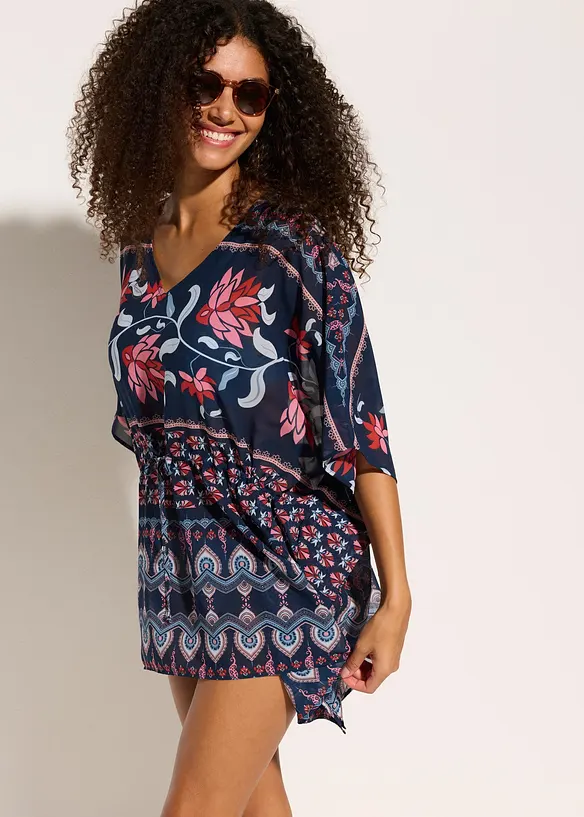 Strandtunika aus leichtem Chiffon, bonprix