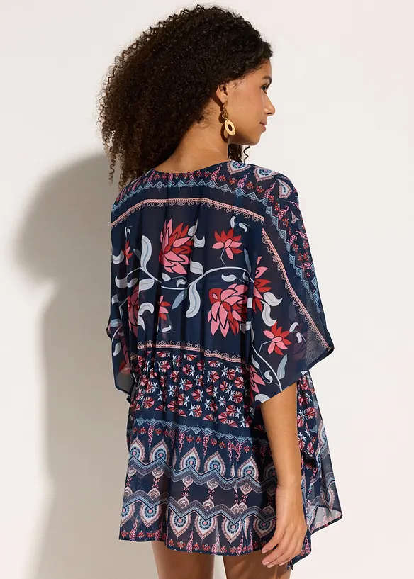Strandtunika aus leichtem Chiffon, bonprix