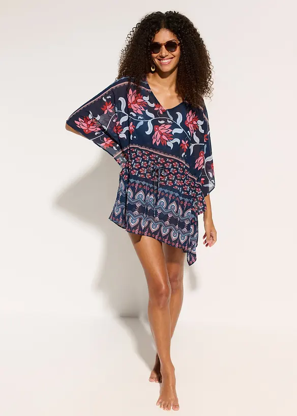 Strandtunika aus leichtem Chiffon, bonprix