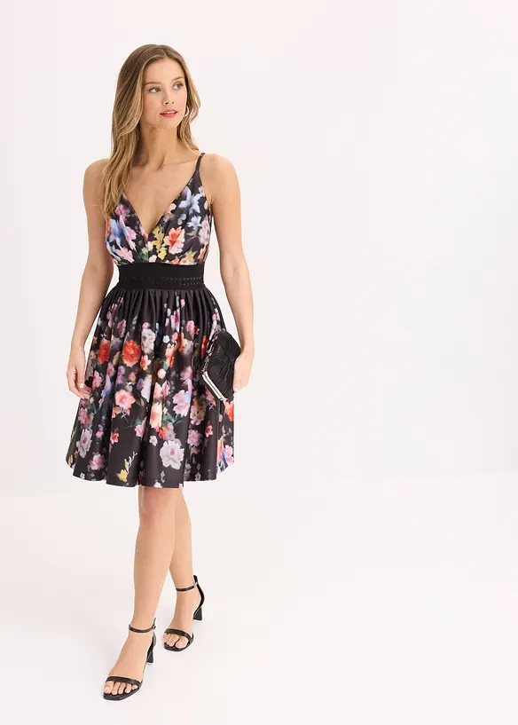 Minikleid mit Häkel-Einsatz, bonprix