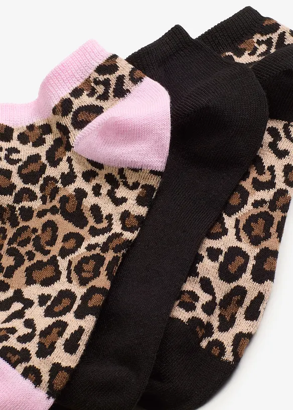 Sneakersocken mit Bio-Baumwolle (3er Pack), bonprix