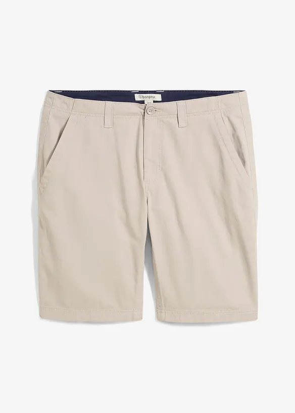 Bermuda chino 100% coton, Regular, bonprix