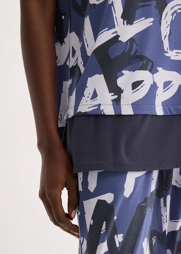 Long-Shirt mit Kurzarm, bonprix