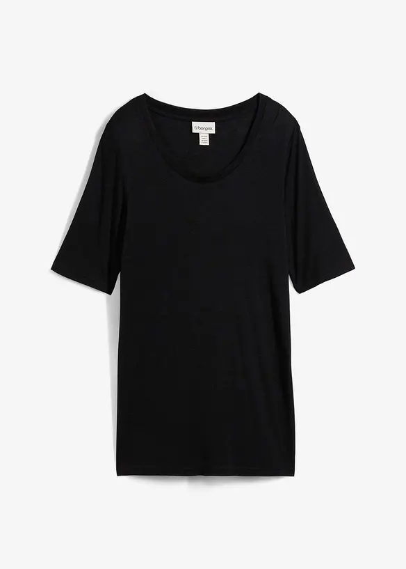 Longshirt aus softer Viskose, bonprix