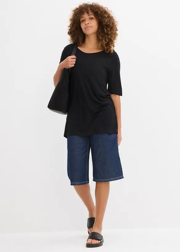 Longshirt aus softer Viskose, bonprix