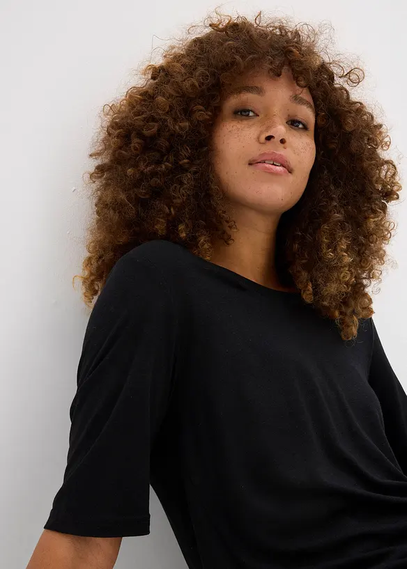 Longshirt aus softer Viskose, bonprix