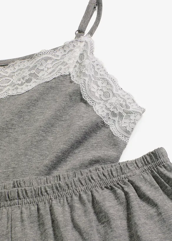 Shorty mit feiner Spitze, bonprix