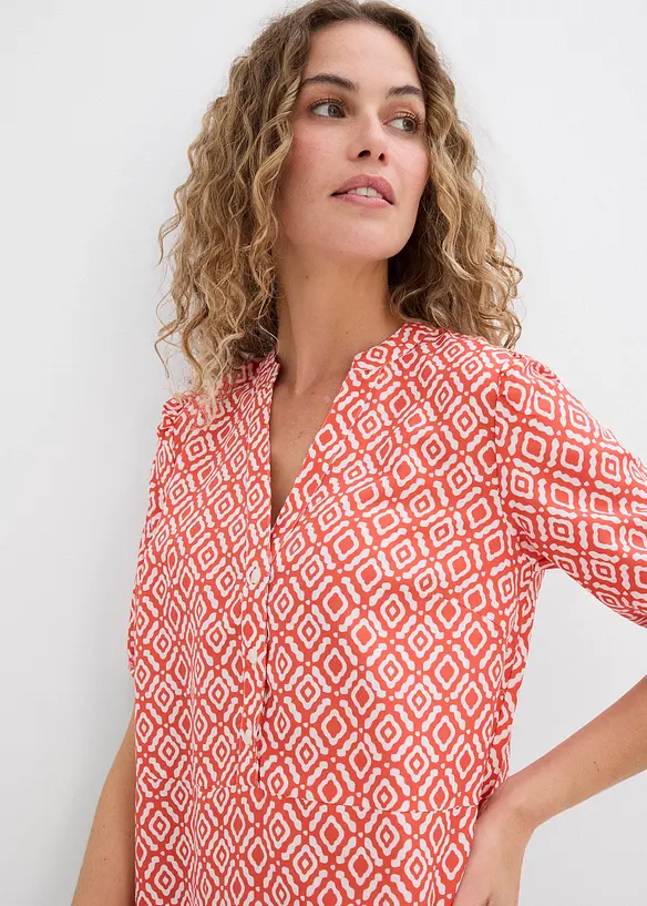 Tunika-Kleid aus fließender Viskose, bonprix