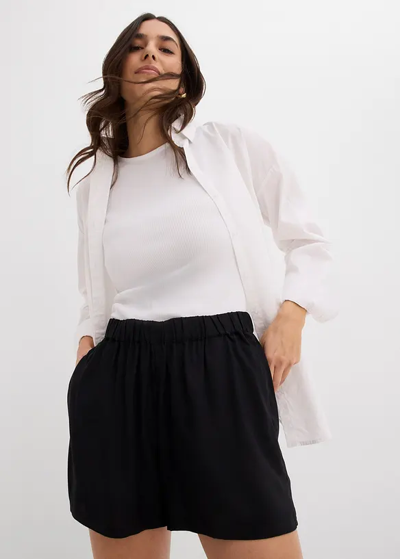 Schlupf-Shorts aus fließender Viskose, bonprix