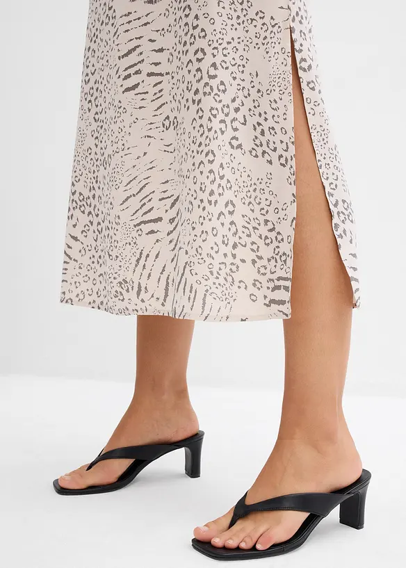 Trägerkleid aus fließender Viskose, bonprix