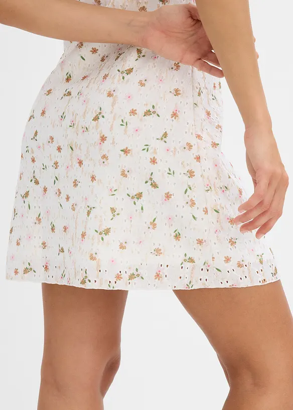 Spitzenkleid mit Blumenprint, bonprix