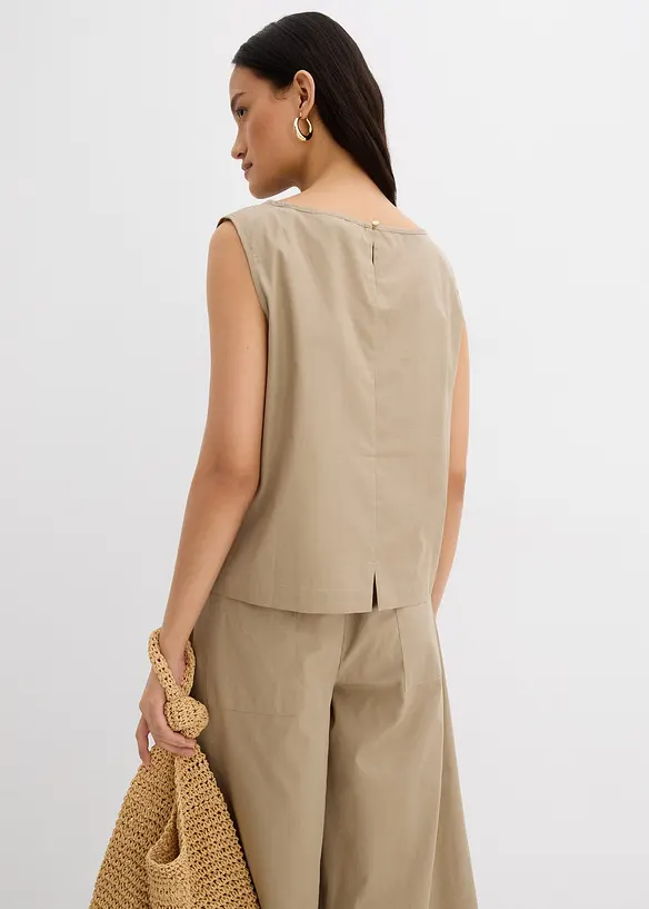 Top blouse 100% coton, bonprix