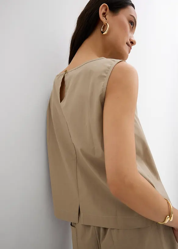 Top blouse 100% coton, bonprix