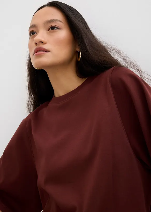 Oversize-Shirt aus reiner Bio-Baumwolle, bonprix