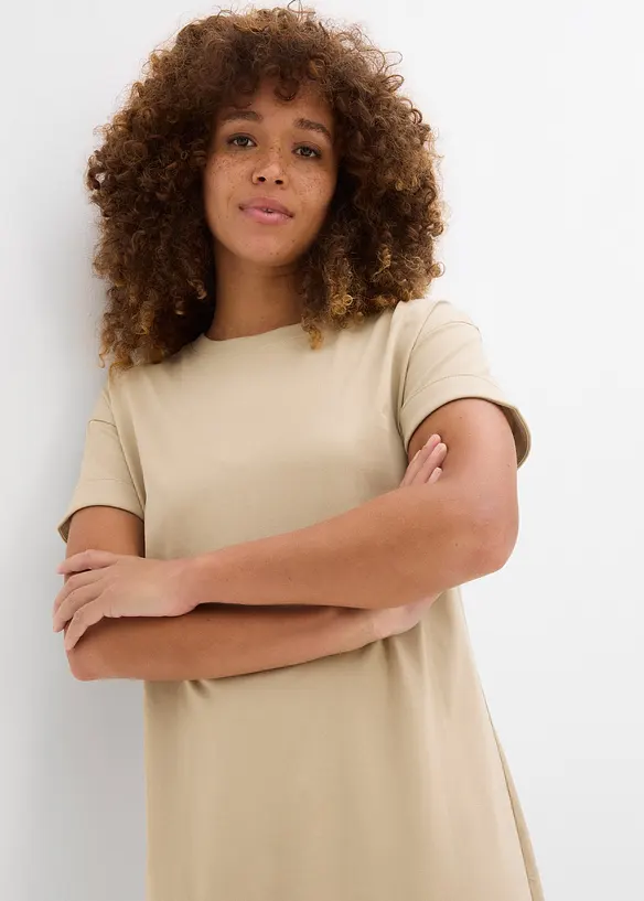 Jerseykleid aus reiner Bio-Baumwolle, bonprix