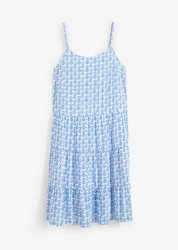 Trägerkleid aus fließender Viskose, bonprix