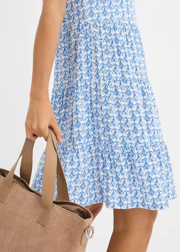 Trägerkleid aus fließender Viskose, bonprix