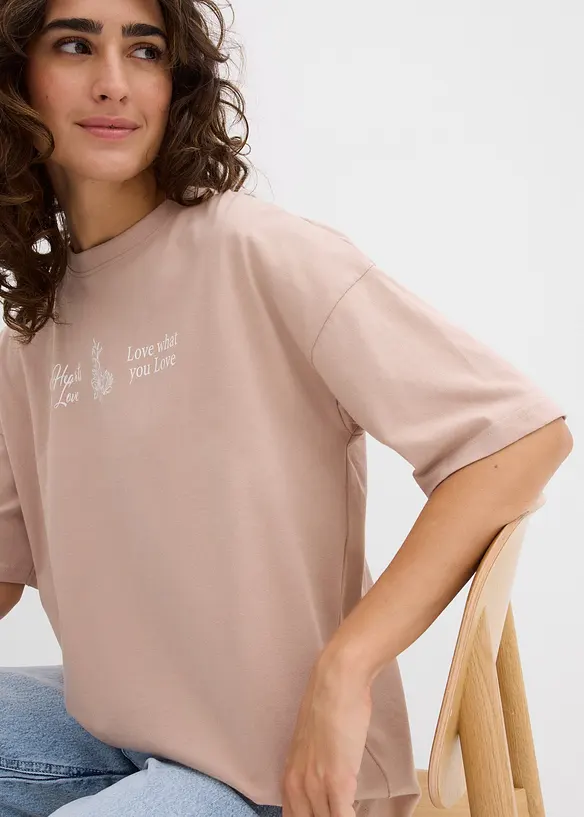 Longshirt aus reiner Bio-Baumwolle, bonprix