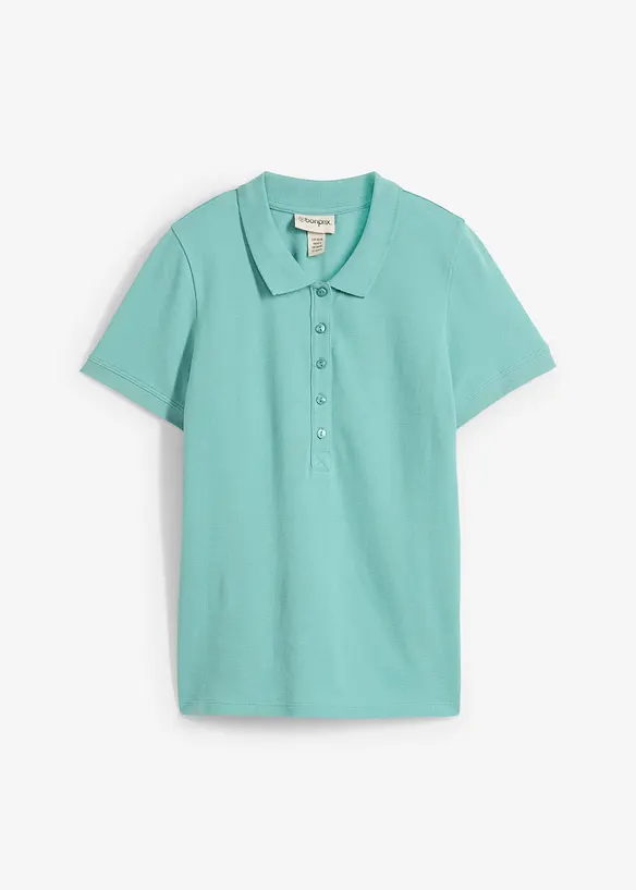 Piqué-Poloshirt aus reiner Bio-Baumwolle, bonprix