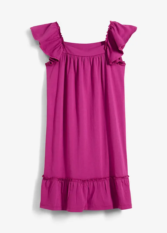 Jerseykleid aus elastischerm Bio-Baumwoll-Mix, bonprix