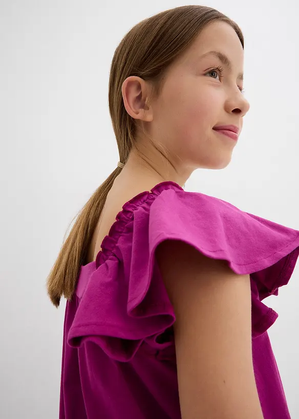 Jerseykleid aus elastischerm Bio-Baumwoll-Mix, bonprix