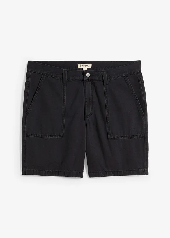 Short en twill 100% coton, loose, bonprix