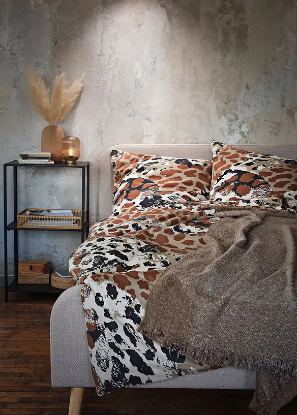 Parure de lit à imprimé animalier, bonprix
