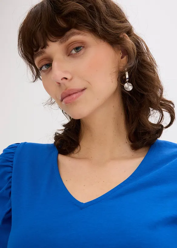 Shirt mit Puffärmeln, bonprix