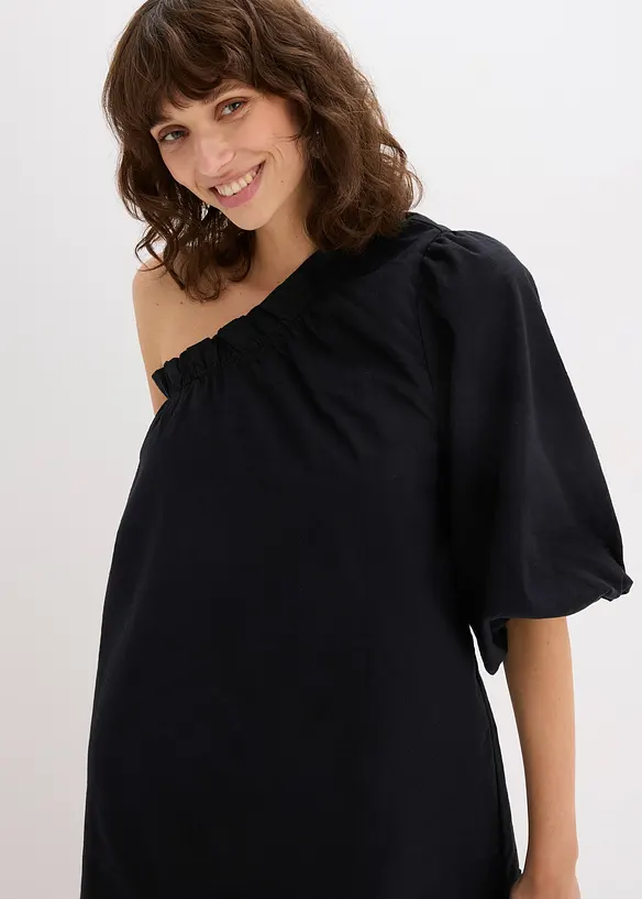One-Shoulder-Kleid aus Baumwolle, bonprix