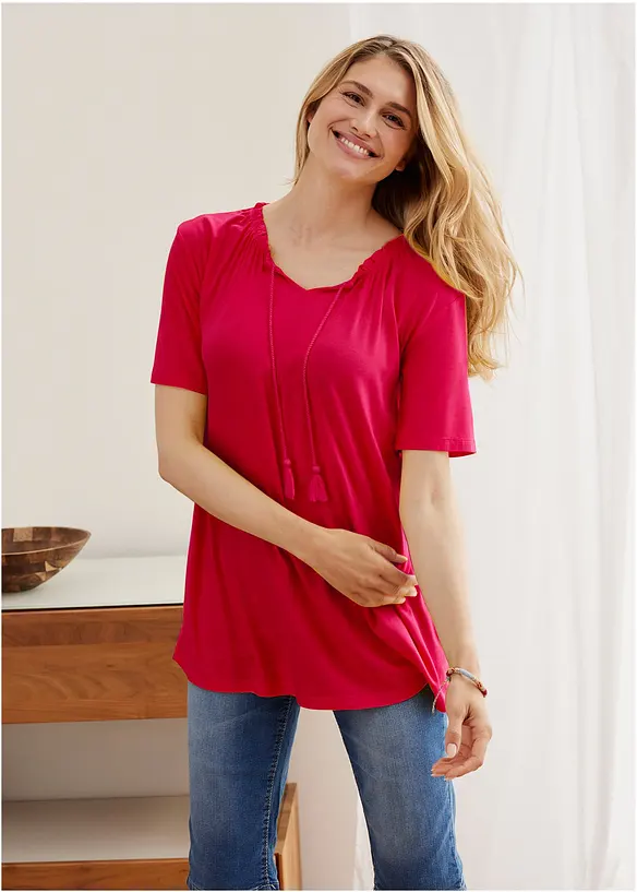 Longshirt aus Viskose-Mix, bonprix