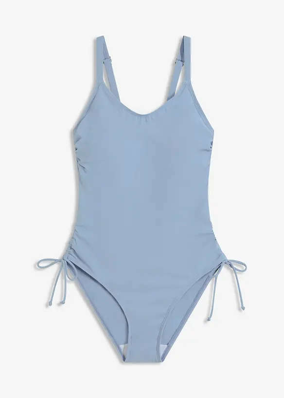 Maillot 1 pièce sculptant avec laçages, bonprix