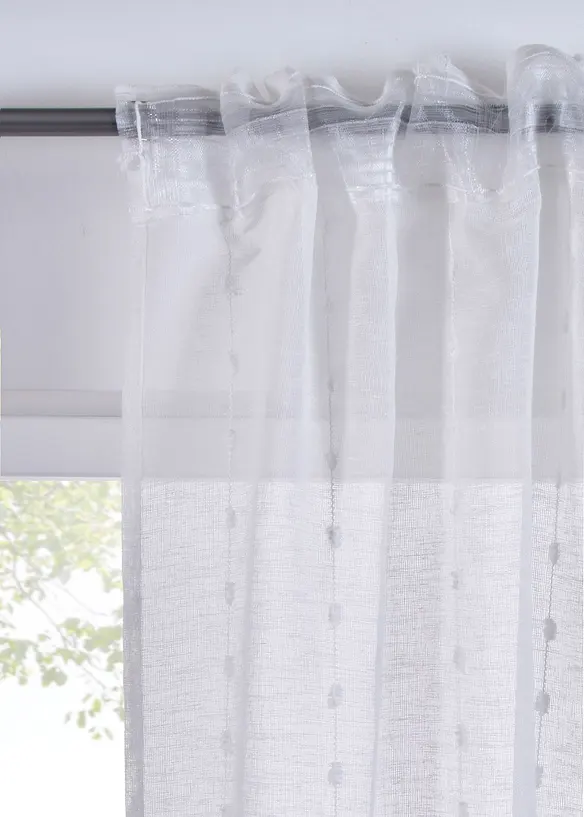 Rideau à rayures tissées (1 pce), bonprix
