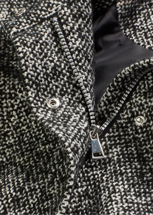 Manteau de mi-saison décontracté imitation laine, bonprix