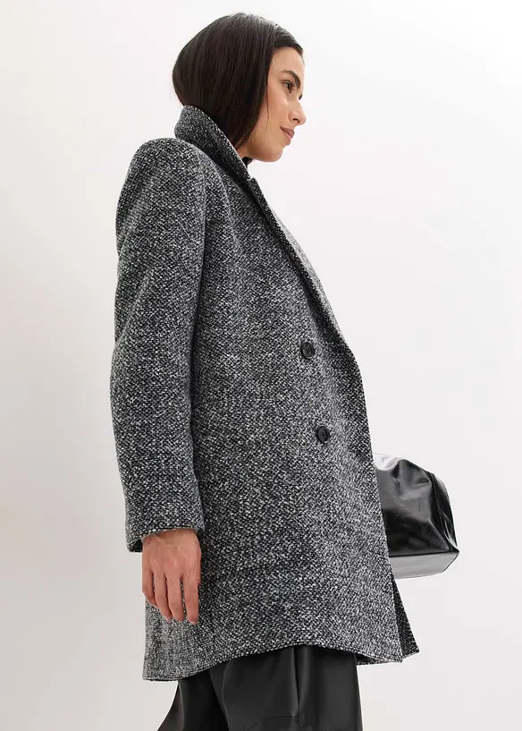 Manteau court aspect laine, bonprix