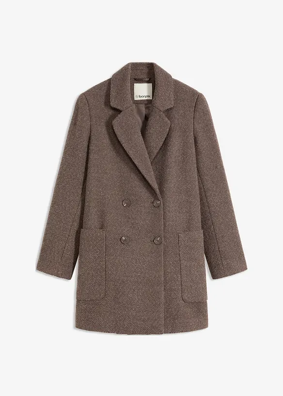 Manteau court aspect laine, bonprix