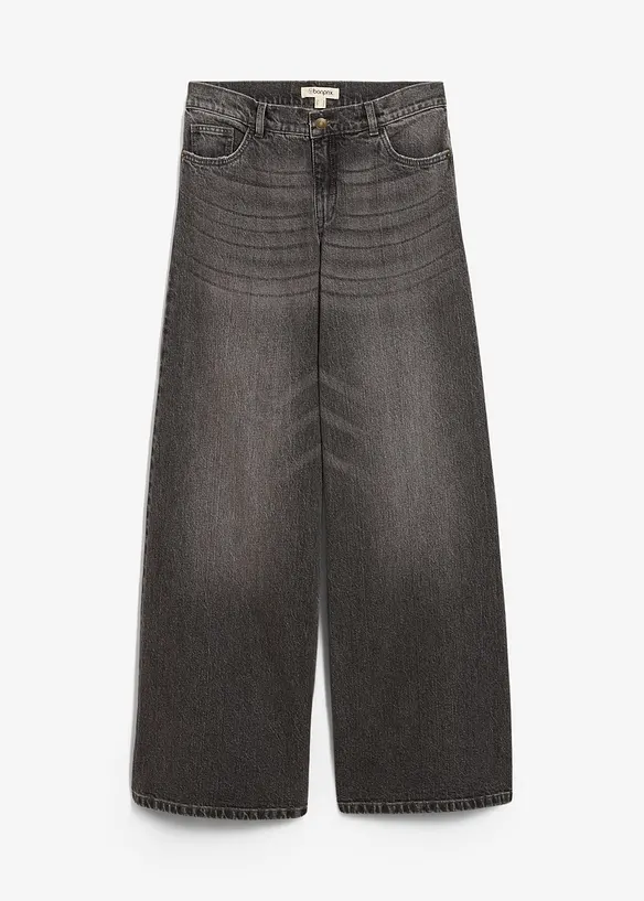 Jean large taille mi-haute, bonprix