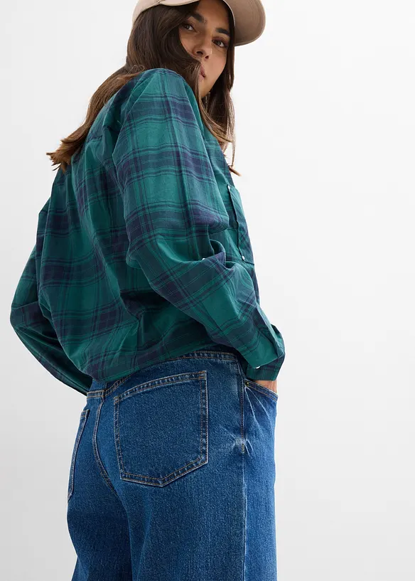 Loose Straight-Jeans Mid Waist, bonprix